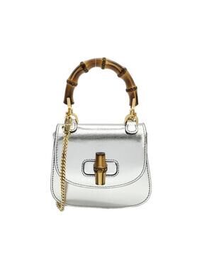 Gucci Bamboo Top Handle Bag Leather #245725G14B